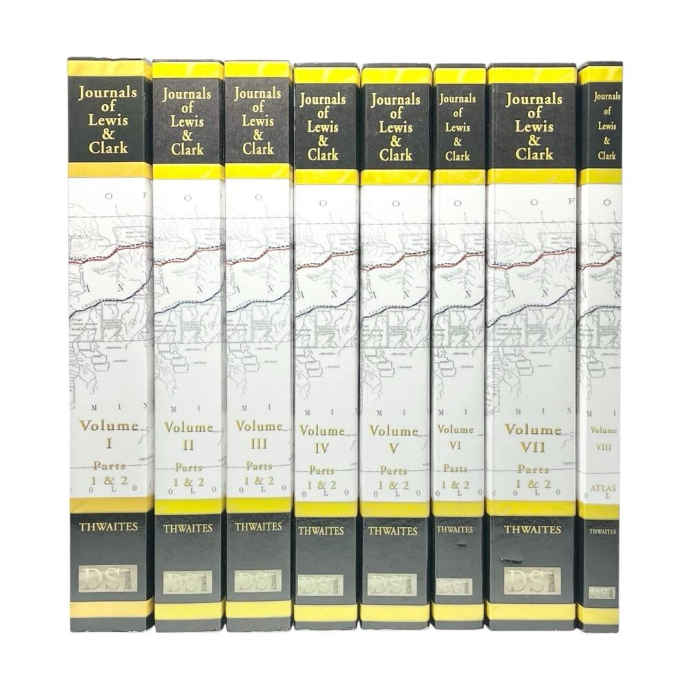 Ruben Thwaites Original Journals of Lewis & Clark Expedition” 8 Volume Book Set